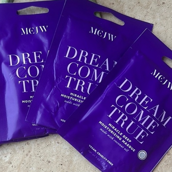 MCJW Dream Come True Miracle Deep Moisturizing Mask w/Coconut Oil 1oz 3/set NEW - Picture 1 of 3
